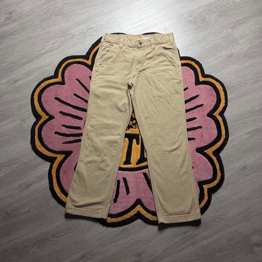 Carhartt Relaxed Fit Carpenter Work Pants Size 30x30 Tan